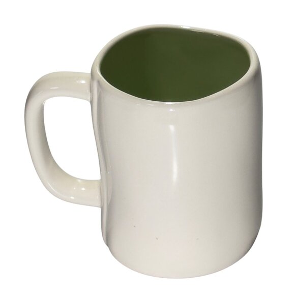 Rae Dunn "Hello Spring" Artisan Mug Ceramic 12 Oz. White By Magenta - Picture 2 of 9